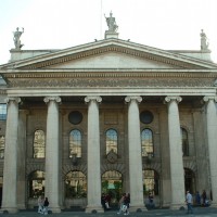 Aussenansicht der Post in Dublin