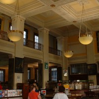 Innenansicht der Post in Dublin