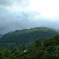 Hügel in Glendalough